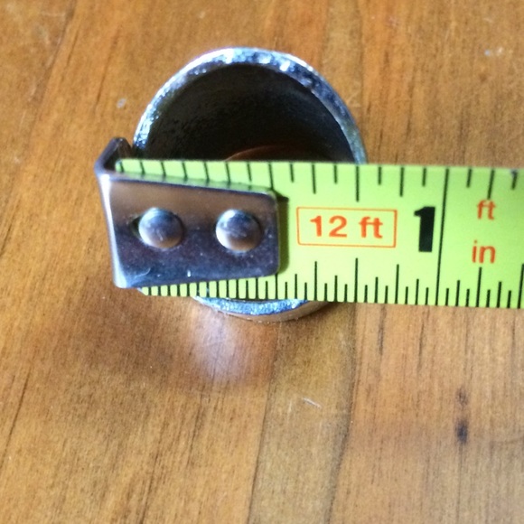 HP Silver Plated Etched Boho Festival Ring - Picture 4 of 4